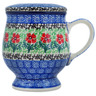 Polish Pottery Cup 10 oz Maraschino