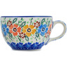 Polish Pottery Cup 3 oz Spring Blooms UNIKAT