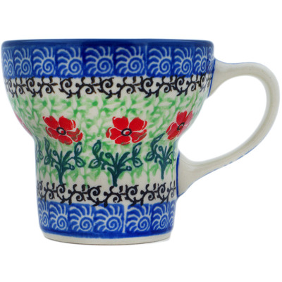 Polish Pottery Cup 4 oz Maraschino