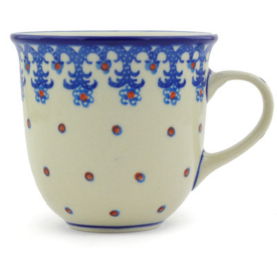 Polish Pottery Cup 6 oz Welcome In