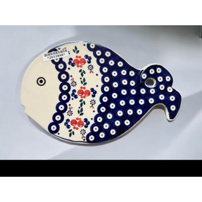 Polish Pottery Cutting Board 11&quot; Burst Of Berries