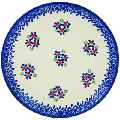 Polish Pottery Dessert Plate 7&frac12;-inch Bright Bunches
