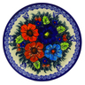 Polish Pottery Dessert Plate 7&frac12;-inch Butterfly Splendor