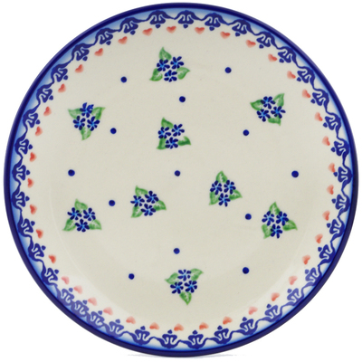 Polish Pottery Dessert Plate 7&frac12;-inch Daisy Dollops