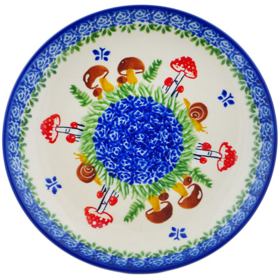 Polish Pottery Dessert Plate 7&frac12;-inch Gardens In Poland