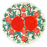 Polish Pottery Dessert Plate 7&frac12;-inch Thornless Beauty