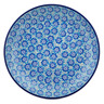 Polish Pottery Dessert Plate Azul Field