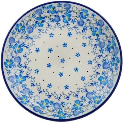 Polish Pottery Dessert Plate Blooms In The Winter UNIKAT