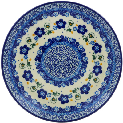 Polish Pottery Dessert Plate Flora Cluster