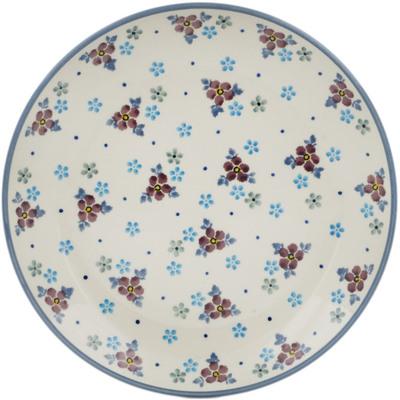 Polish Pottery Dessert Plate Lavender Dreams