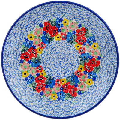 Polish Pottery Dessert Plate Midsummer UNIKAT