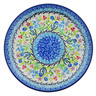 Polish Pottery Dessert Plate Spring Essence UNIKAT