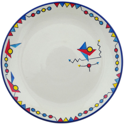 Polish Pottery Dinner Plate 10&frac12;-inch Abstract Simplicity UNIKAT