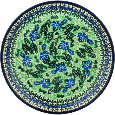 Polish Pottery Dinner Plate 10&frac12;-inch Barefoot In The Park UNIKAT
