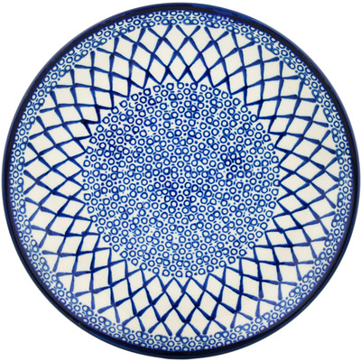 Polish Pottery Dinner Plate 10&frac12;-inch Blue Harmony