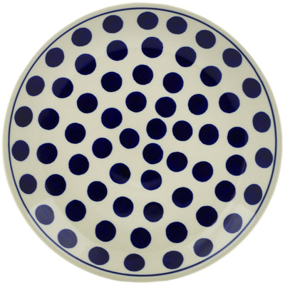 Polish Pottery Dinner Plate 10&frac12;-inch Bold Polka Dots