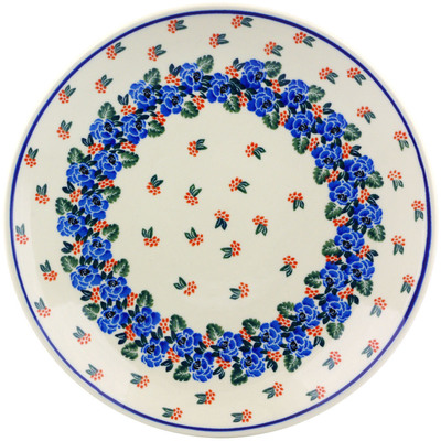 Polish Pottery Dinner Plate 10&frac12;-inch Burst Of Color