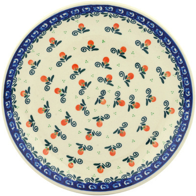 Polish Pottery Dinner Plate 10&frac12;-inch Cherry Jubilee