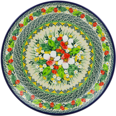 Polish Pottery Dinner Plate 10&frac12;-inch Country Boutique UNIKAT