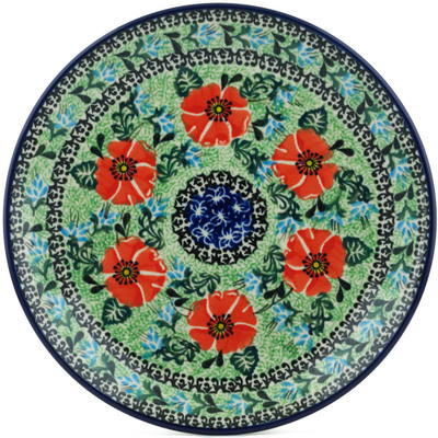 Polish Pottery Dinner Plate 10&frac12;-inch Country Spring UNIKAT