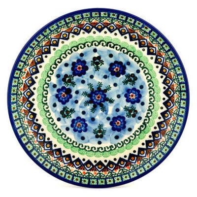 Polish Pottery Dinner Plate 10&frac12;-inch Cumbia UNIKAT