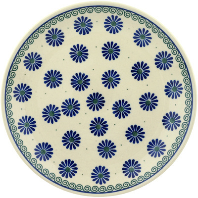 Polish Pottery Dinner Plate 10&frac12;-inch Diasy Patch