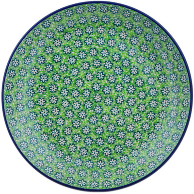 Polish Pottery Dinner Plate 10&frac12;-inch Emerald Field