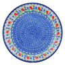 Polish Pottery Dinner Plate 10&frac12;-inch Front Yard Blooms