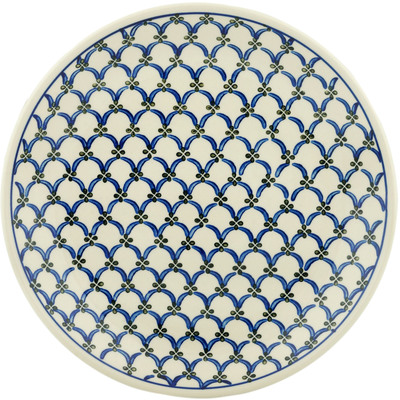 Polish Pottery Dinner Plate 10&frac12;-inch Garden Lattice