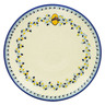 Polish Pottery Dinner Plate 10&frac12;-inch Golden Jockey