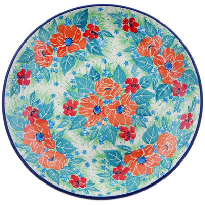 Polish Pottery Dinner Plate 10&frac12;-inch Harmonious UNIKAT