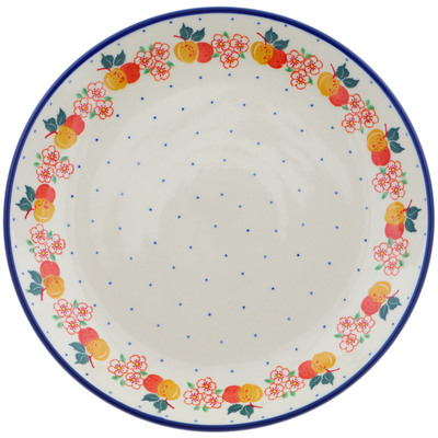 Polish Pottery Dinner Plate 10&frac12;-inch Life&#039;s A Peach