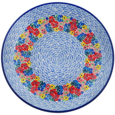 Polish Pottery Dinner Plate 10&frac12;-inch Midsummer UNIKAT