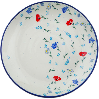 Polish Pottery Dinner Plate 10&frac12;-inch Picking Field