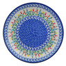 Polish Pottery Dinner Plate 10&frac12;-inch Pop Of Life