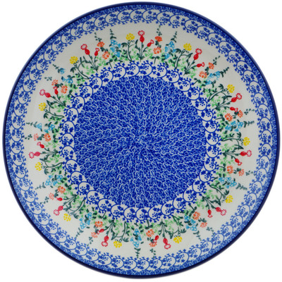 Polish Pottery Dinner Plate 10&frac12;-inch Pop Of Life