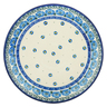 Polish Pottery Dinner Plate 10&frac12;-inch Poppy Circle