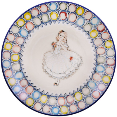Polish Pottery Dinner Plate 10&frac12;-inch Pricess UNIKAT