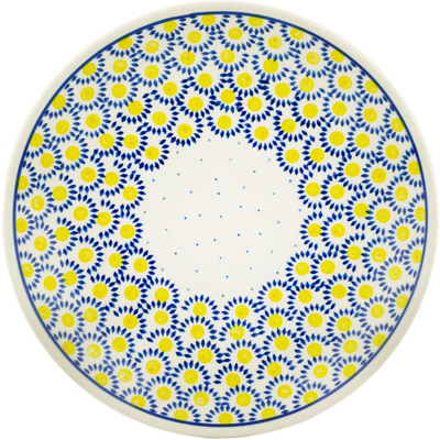 Polish Pottery Dinner Plate 10&frac12;-inch Radiant Scales