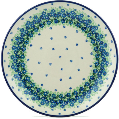 Polish Pottery Dinner Plate 10&frac12;-inch Ring Of Garland