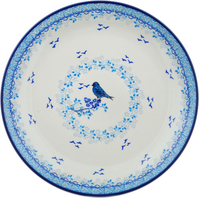 Polish Pottery Dinner Plate 10&frac12;-inch Sea Bird