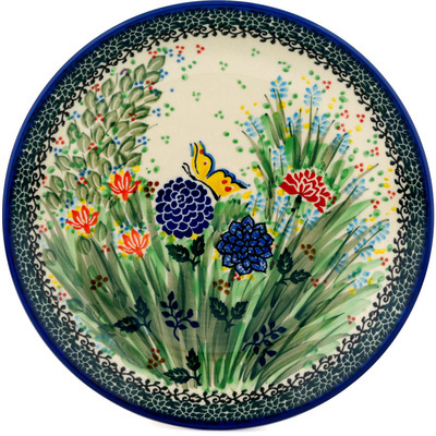 Polish Pottery Dinner Plate 10&frac12;-inch Sipping Nectar UNIKAT