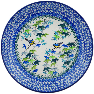 Polish Pottery Dinner Plate 10&frac12;-inch Songbird Symphony UNIKAT