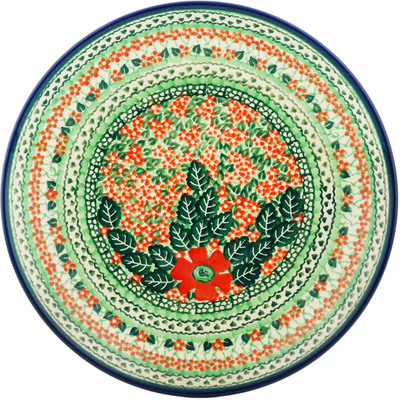 Polish Pottery Dinner Plate 10&frac12;-inch Splendor In The Grass UNIKAT