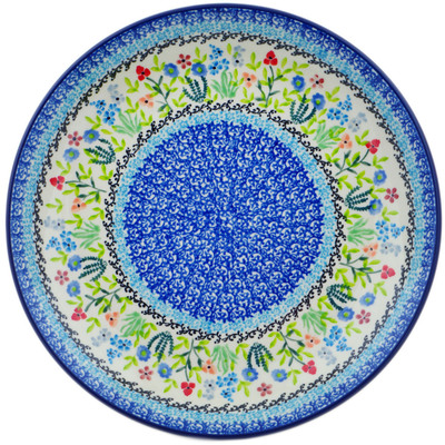 Polish Pottery Dinner Plate 10&frac12;-inch Spring Essence UNIKAT