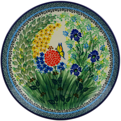 Polish Pottery Dinner Plate 10&frac12;-inch Spring Garden UNIKAT