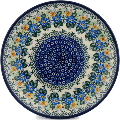 Polish Pottery Dinner Plate 10&frac12;-inch Star Path UNIKAT