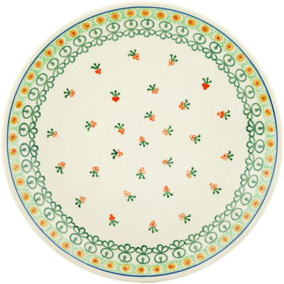 Polish Pottery Dinner Plate 10&frac12;-inch Strawberry Patch