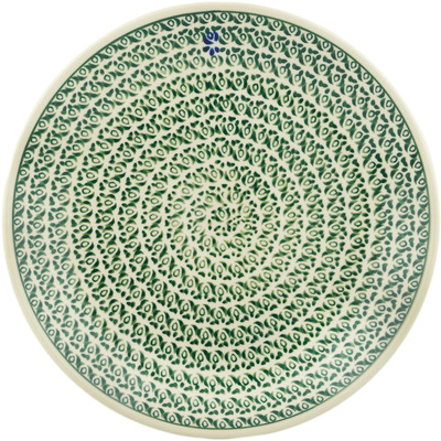 Polish Pottery Dinner Plate 10&frac12;-inch Touch Of Iris