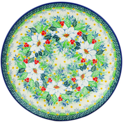 Polish Pottery Dinner Plate 10&frac12;-inch Twinkle Stars UNIKAT